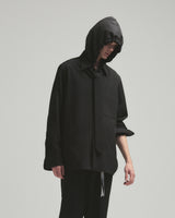 BED j.w. FORD "Wear a shirts – Black" Tie Shirts｜ベッドフォード "ウェアアシャツ – ブラック" タイ付きシャツ メンズモデル着用