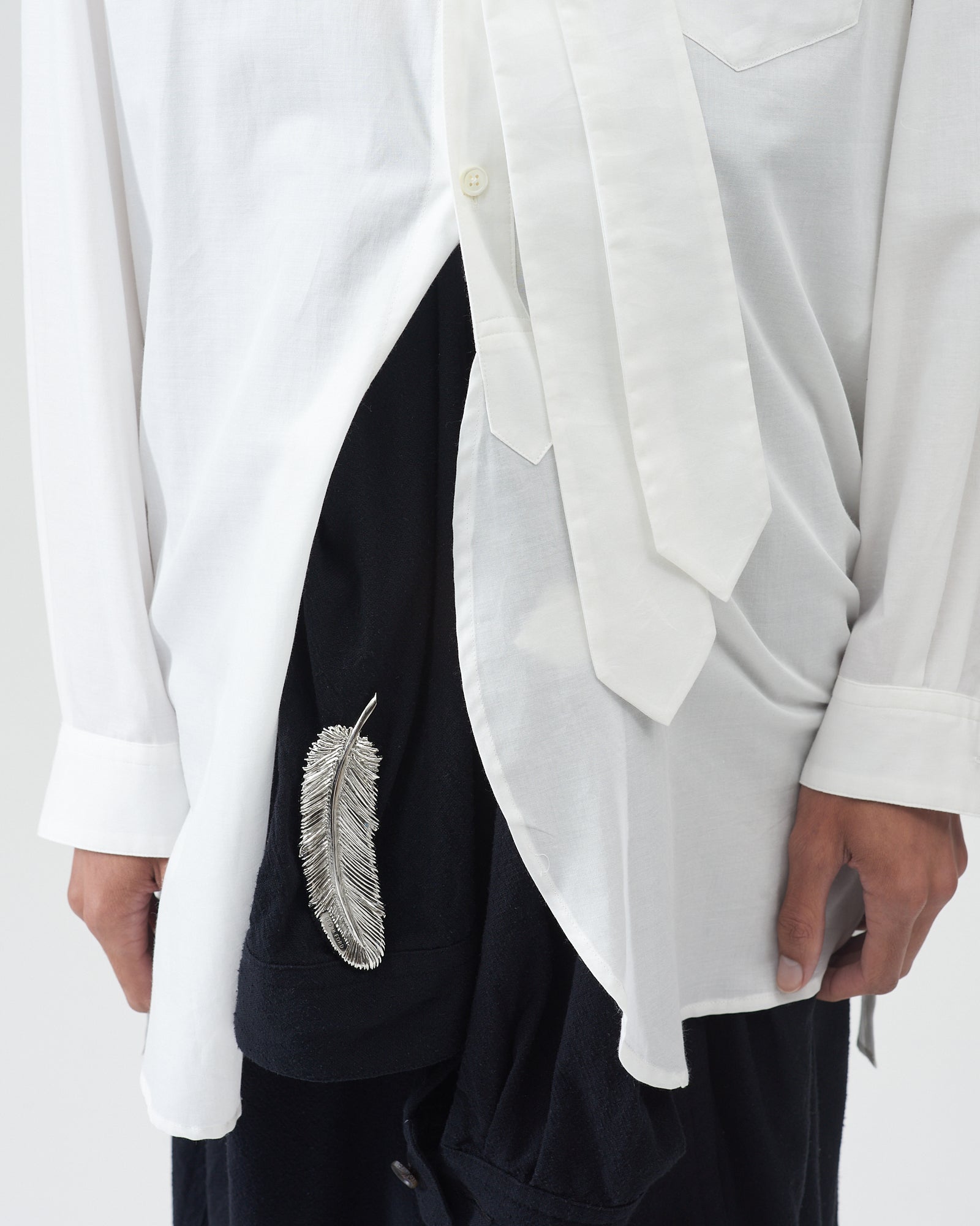 Feather Pin – Silver｜BED j.w. FORD Official Website