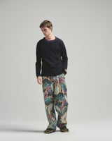 BED j.w. FORD "MIX (Tapered) – Black” Denim Pants｜ベッドフォード “ミックス(テーパード) – ブラック” デニムパンツ メンズモデル着用