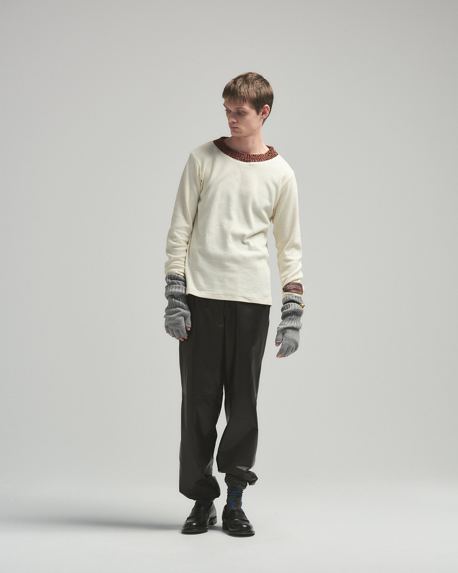 E0638S 美品 BED J.W. FORD パンツ：0 ブラック Cotton-Wool Flare Trousers – Black｜BED j.w. FORD Official