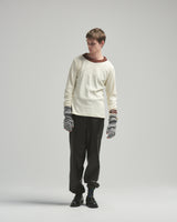BED j.w. FORD "Not Training – Black” Leather Track Pants｜ベッドフォード "ノットトレーニング – ブラック” レザートラックパンツ メンズモデル着用