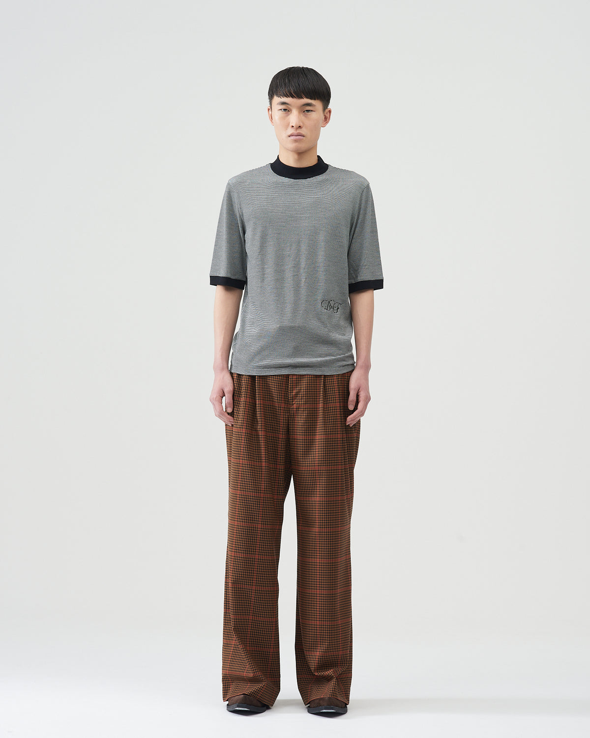 【新品】23SS BED J.W. FORD \"Damage Sweater\" BED j.w. FORD - Half Sleeve Pullover – Blue – The