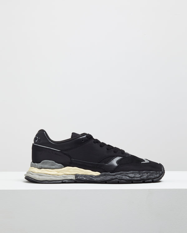 "GEORGE" OG Sole Mix Material Low-top Sneaker - Black (Exclusive)