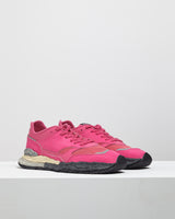 "GEORGE" OG Sole Mix Material Low-top Sneaker - Pink