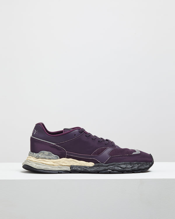 "GEORGE" OG Sole Mix Material Low-top Sneaker - Purple