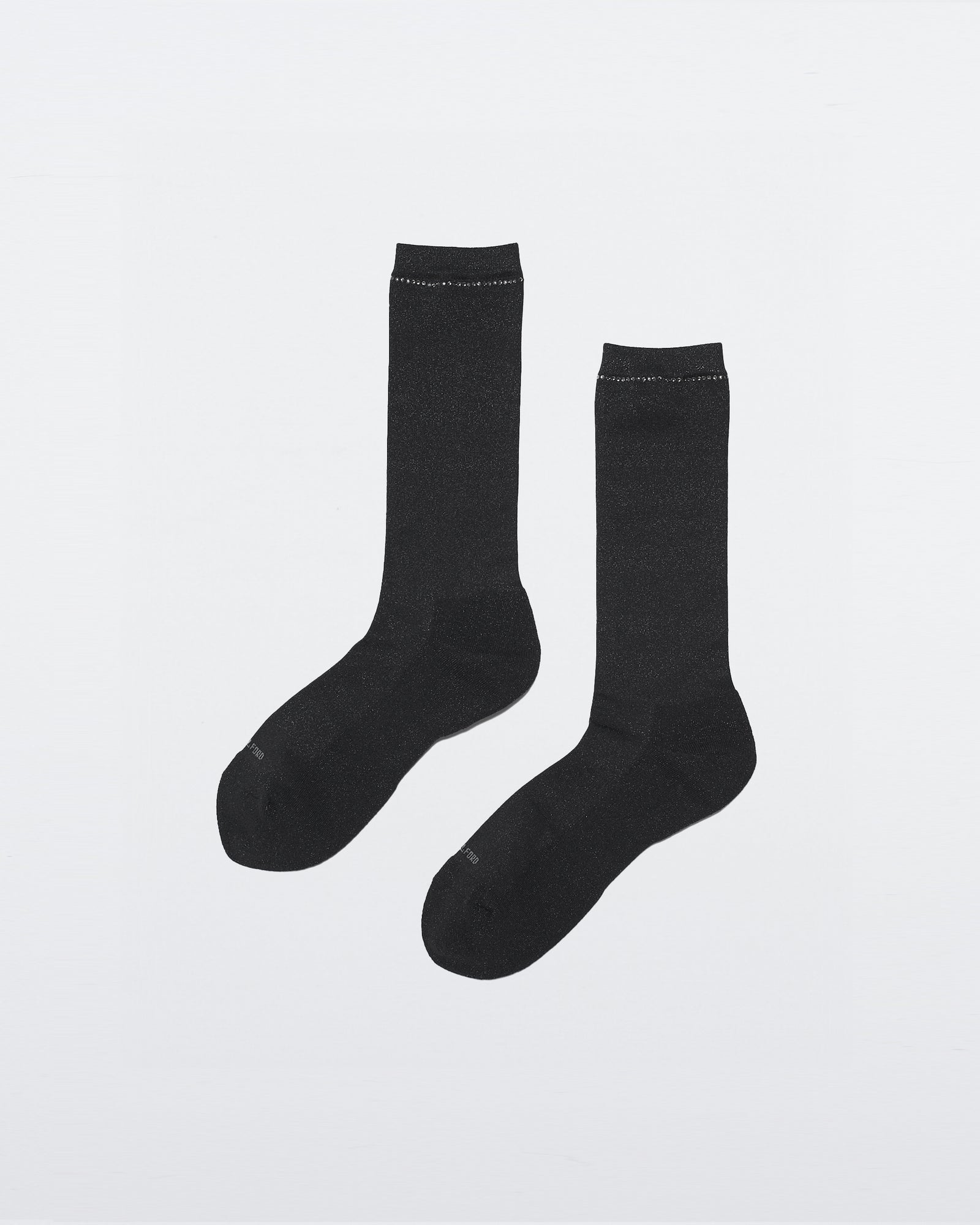 Glitter Rhinestone Socks – Black｜BED j.w. FORD Official Site