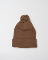 Oversized Knitting Cap – Brown