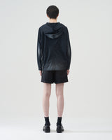 Garment-dye Hooded Shirts – Black