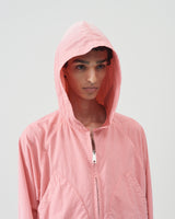 Garment-dye Hooded Shirts – Pink