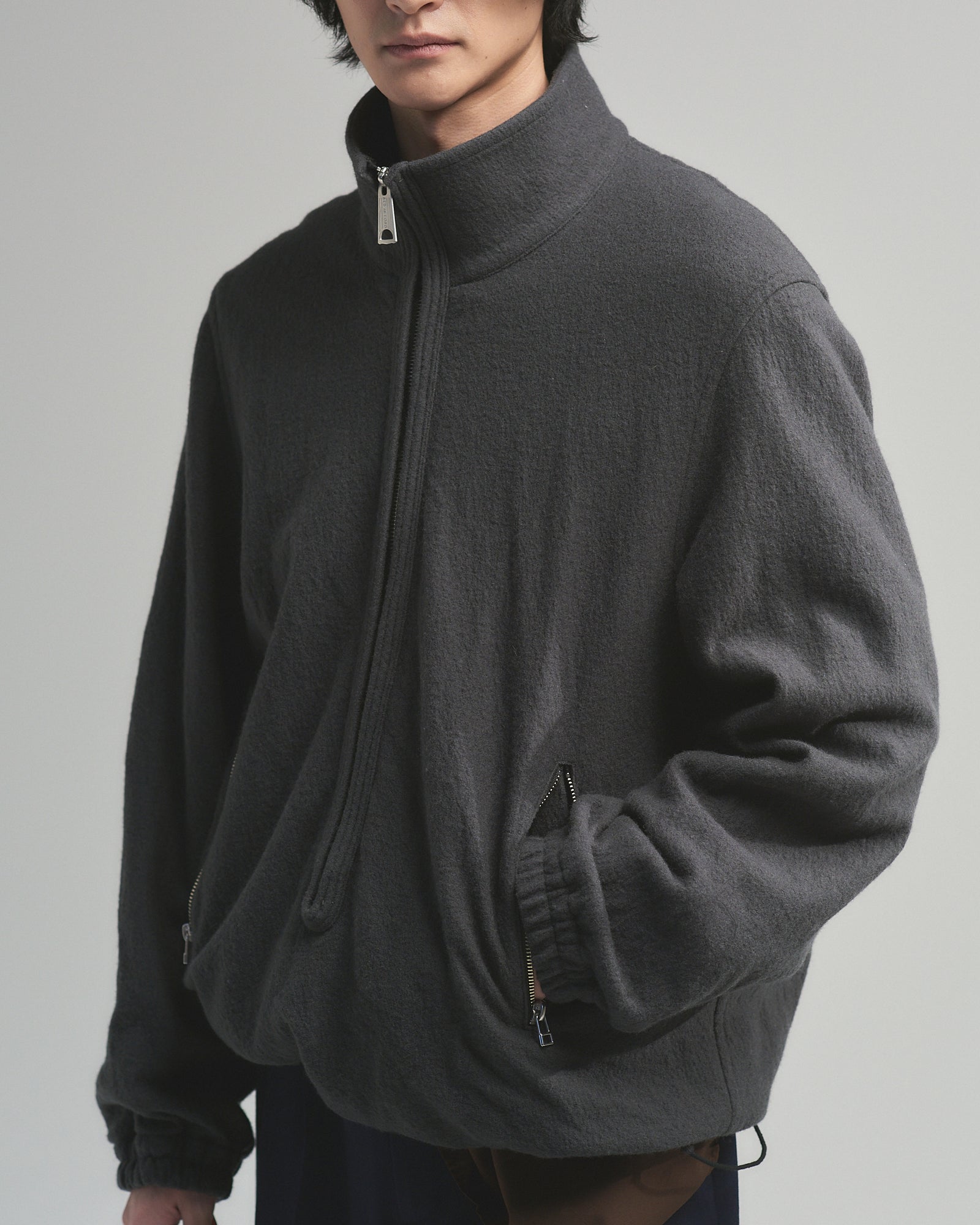 BED j.w. FORD　ナイロンブルゾン BED J.W. FORD(ベッドフォード)のShort Mods BLACKの通販