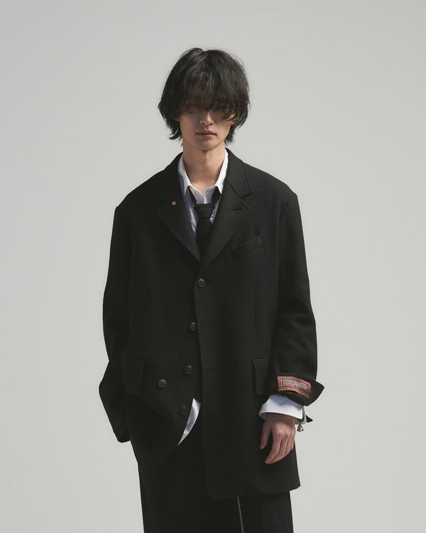 BED j.w. FORD "AE-Jacket – Black" Middle Jacket｜ベッドフォード "エーイージャケット – ブラック" ミドル丈ジャケット メンズモデル着用