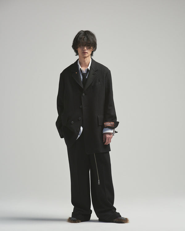 BED j.w. FORD "AE-Jacket – Black" Middle Jacket｜ベッドフォード "エーイージャケット – ブラック" ミドル丈ジャケット メンズモデル着用