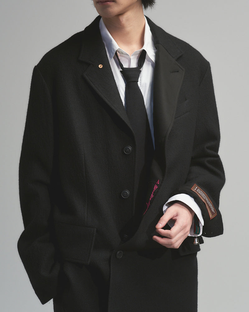 BED j.w. FORD "AE-Jacket – Black" Middle Jacket｜ベッドフォード "エーイージャケット – ブラック" ミドル丈ジャケット メンズモデル着用