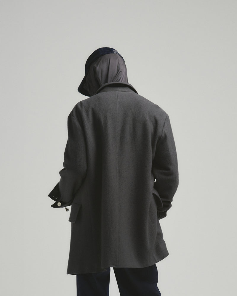 BED j.w. FORD "AE-Jacket – Gray" Middle Jacket｜ベッドフォード "エーイージャケット – グレー" ミドル丈ジャケット メンズモデル着用