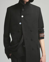 BED j.w. FORD "W – Black" Double Breasted Jacket｜ベッドフォード "ダブル – ブラック" ダブルブレストジャケット メンズモデル着用