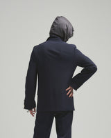 BED j.w. FORD "W – Navy" Double Breasted Jacket｜ベッドフォード "ダブル – ネイビー" ダブルブレストジャケット メンズモデル着用