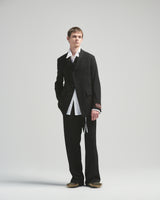 BED j.w. FORD "(Best) Team Jacket – Black" Basic Suit Jacket｜ベッドフォード "(ベスト) チームジャケット – ブラック" 定番スーツジャケット メンズモデル着用