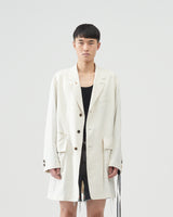 Cotton Silk Pilling Jacket – Natural