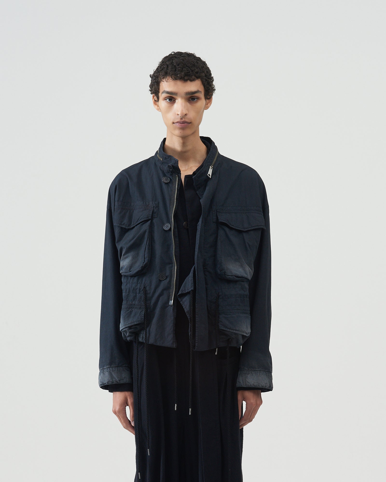 Garment-dye Cropped M-65 – Black｜BED j.w. FORD Official Website 