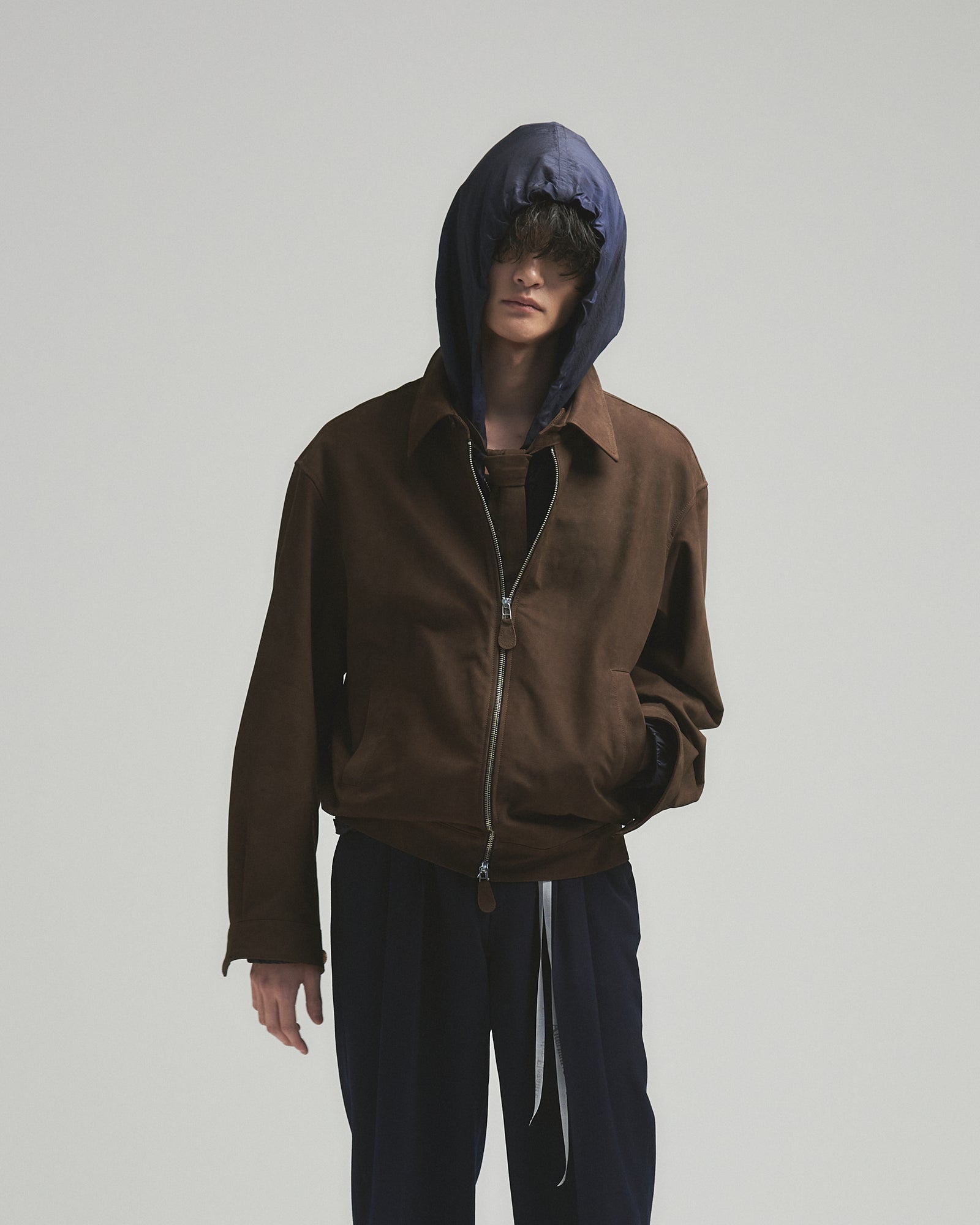 BED J.W. FORD 17AW シングルライダースジャケット 馬革 BED J.W FORD ベッドフォード レザー ライダース サイズ1 黒