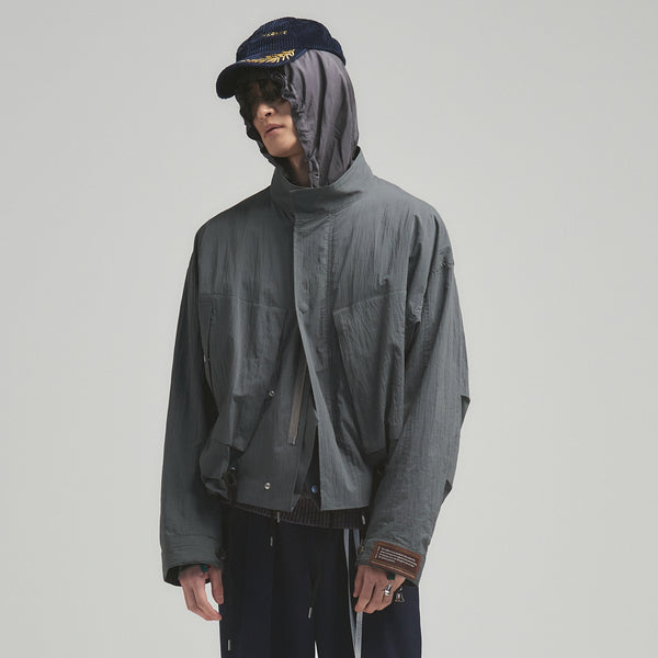 BED j.w. FORD ベッドフォード MA1 ボンバージャケット 短丈 BED J.W. FORD(ベッドフォード)のLayered MA-1 BROWNの通販
