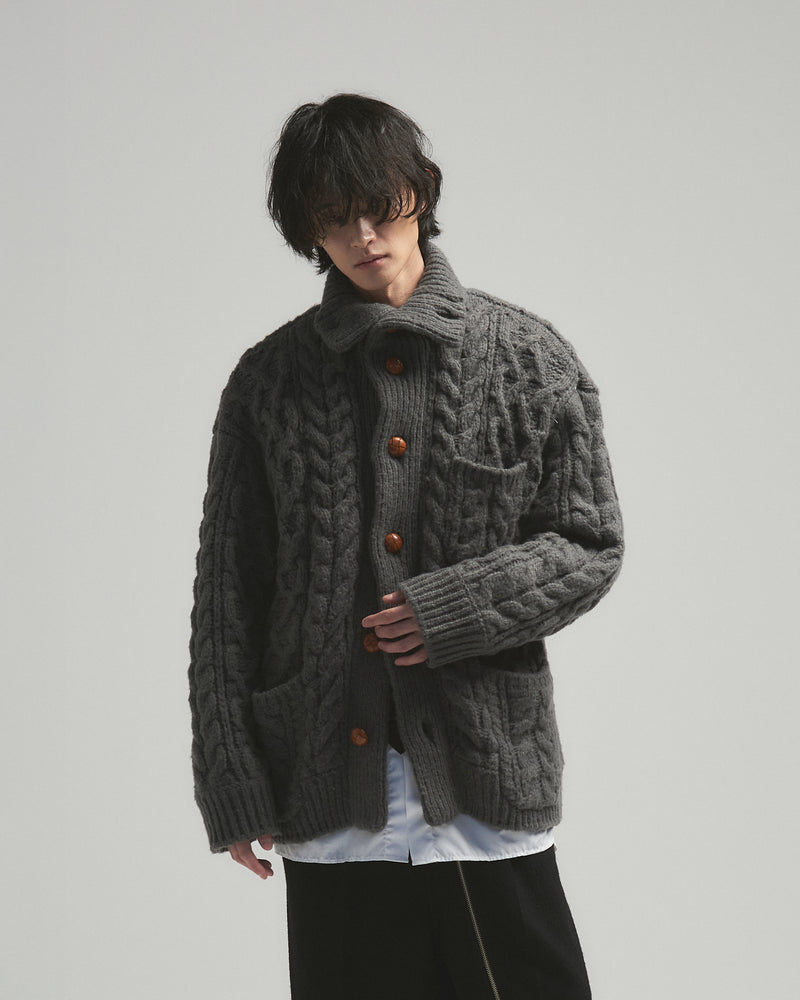 bed.j.w.ford カーディガン Holiday Jacket – Charcoal｜BED j.w. FORD Official Website