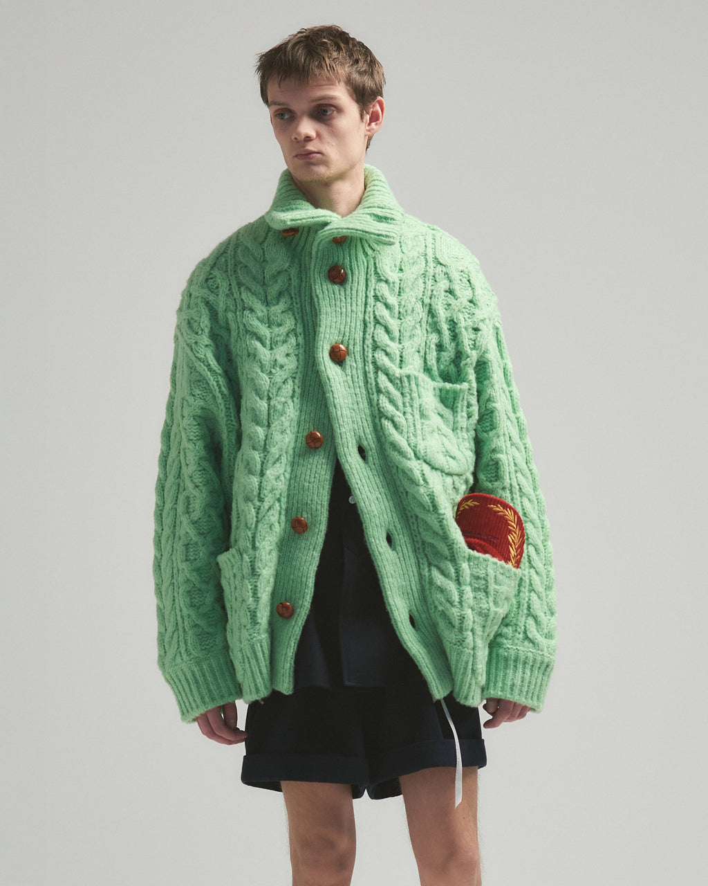 bed.j.w.ford カーディガン Holiday Jacket – Mint|BED j.w. FORD Official Website
