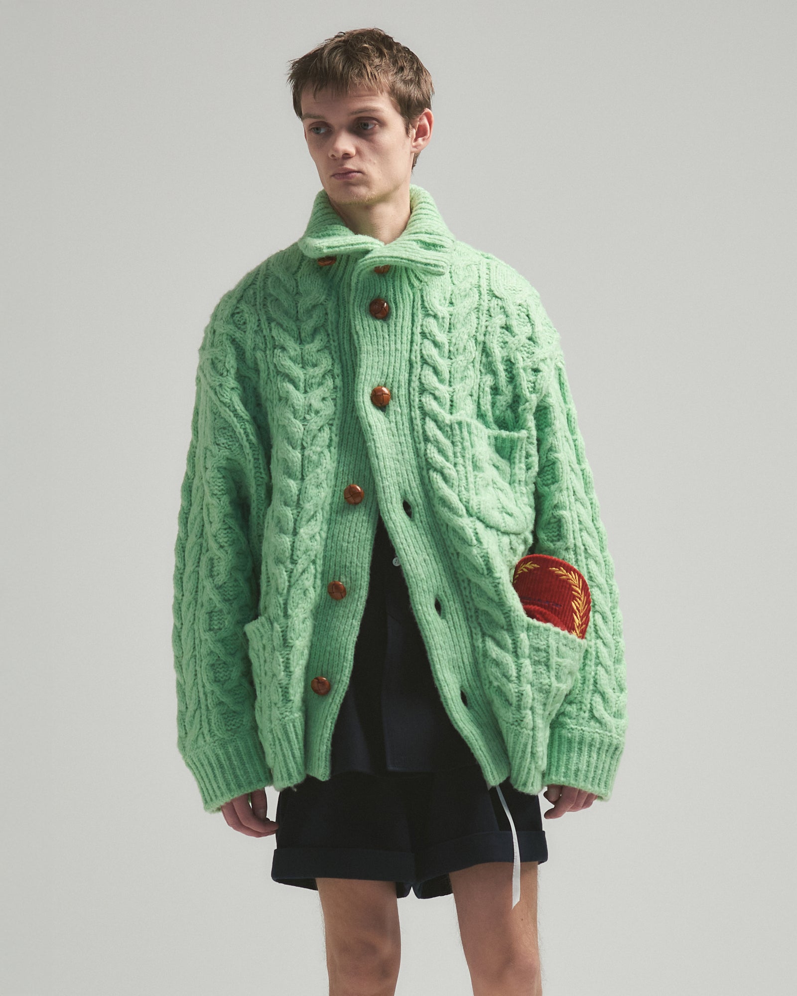 bed.j.w.ford カーディガン Holiday Jacket – Mint｜BED j.w. FORD Official Website
