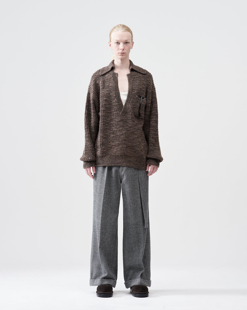 Skipper Knit – Brown