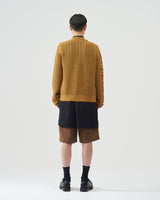 Bell Knit Cardigan – Gold