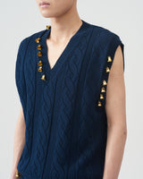 Bell Sweater Vest – Navy