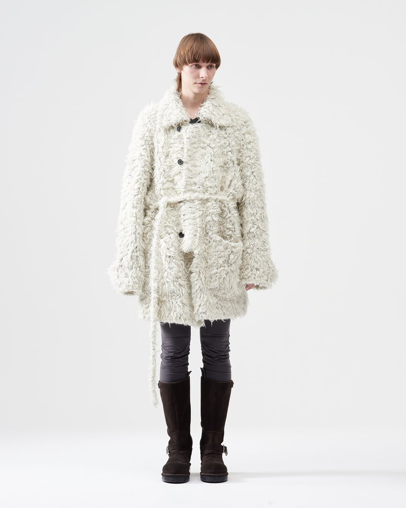 Monster Knit Blouson – White