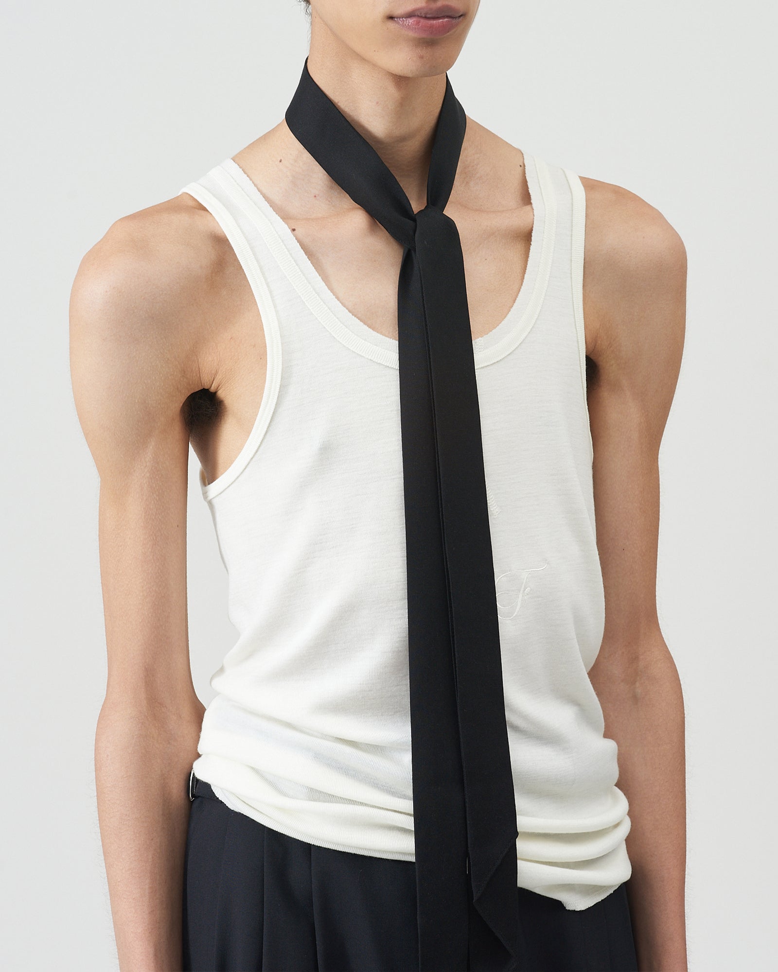 Scarf-Tie – Black｜BED j.w. FORD Official Website