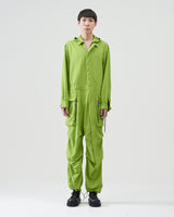 Hooded Nylon Coveralls – Pistachio