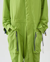 Hooded Nylon Coveralls – Pistachio