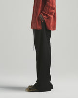 BED j.w. FORD "One – Black” Wool Slacks｜ベッドフォード “ワン – ブラック” ウールスラックス メンズモデル着用