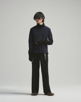 BED j.w. FORD "(Team) One – Black” Wool Slacks｜ベッドフォード “(チーム)ワン – ブラック” ウールスラックス メンズモデル着用