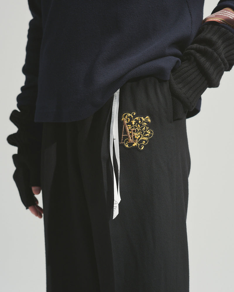 BED j.w. FORD "(Team) One – Black” Wool Slacks｜ベッドフォード “(チーム)ワン – ブラック” ウールスラックス メンズモデル着用