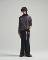 BED j.w. FORD "One – Navy” Wool Slacks｜ベッドフォード “ワン – ネイビー” ウールスラックス メンズモデル着用