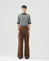 Wool Tropical Wide Trousers – Camel