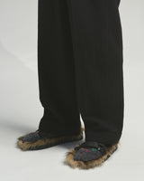 BED j.w. FORD "(AE)-Three – Black” 3tuck Slacks ｜ベッドフォード “(エーイー)スリー – ブラック” 3タックスラックス メンズモデル着用
