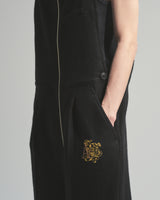 BED j.w. FORD "Working on Holidays – Black" Overall｜ベッドフォード "ワーキングオンホリデーズ – ブラック" オーバーオール メンズモデル着用