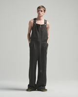 BED j.w. FORD "Working on Holidays – Gray" Overall｜ベッドフォード "ワーキングオンホリデーズ – グレー" オーバーオール メンズモデル着用