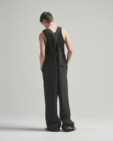 BED j.w. FORD "Working on Holidays – Gray" Overall｜ベッドフォード "ワーキングオンホリデーズ – グレー" オーバーオール メンズモデル着用