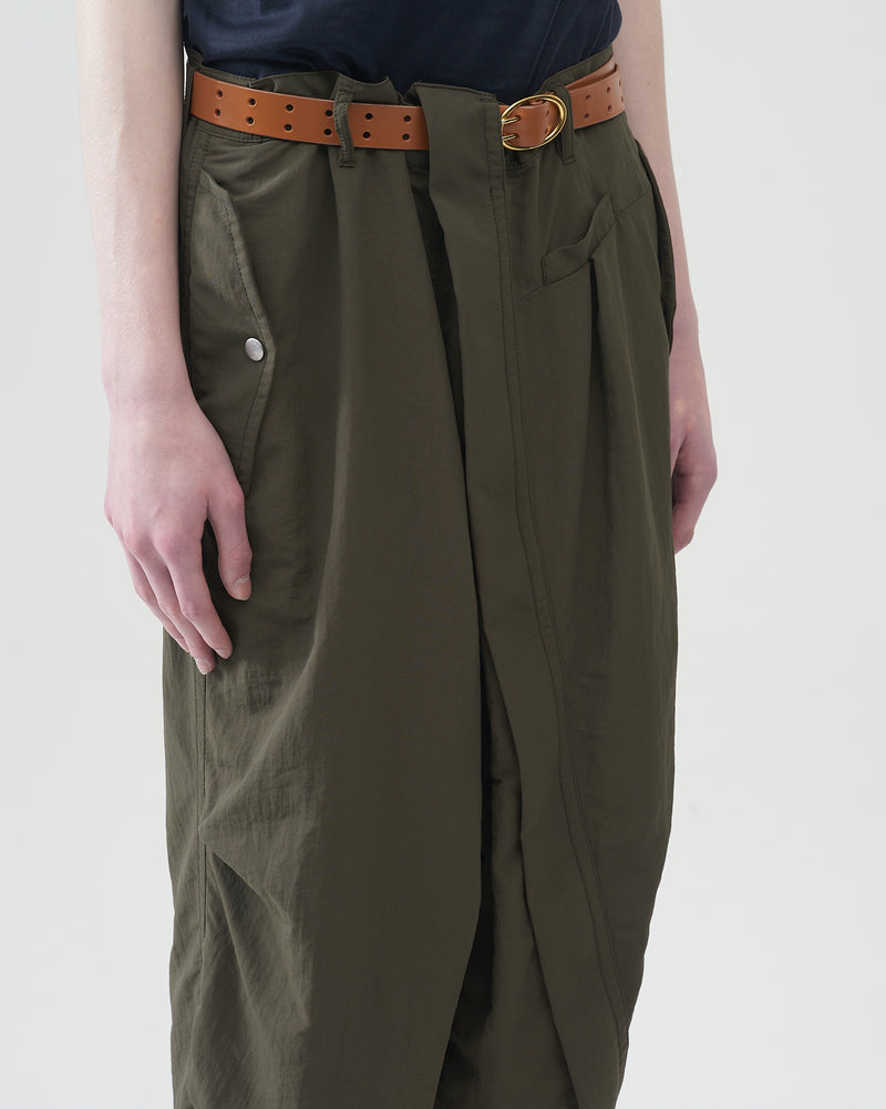 Nylon Parachute Pants – Olive