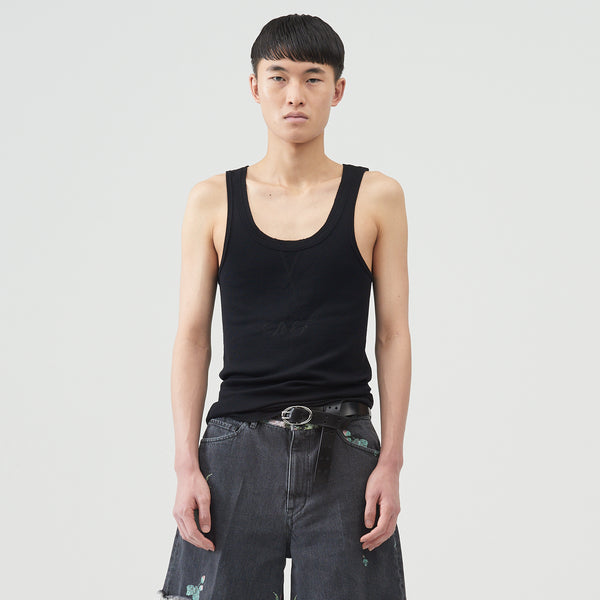 Wool Regular Tank-top – Black｜BED j.w. FORD Official Website