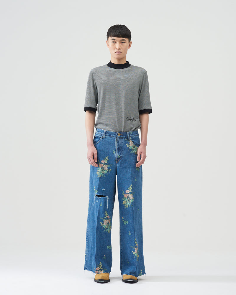 Denim Wide Pants – Indigo