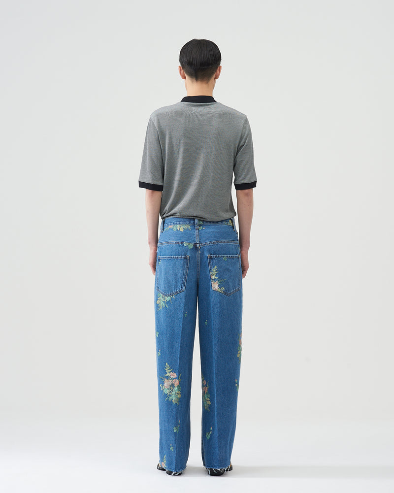 Denim Wide Pants – Indigo