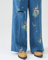 Denim Wide Pants – Indigo