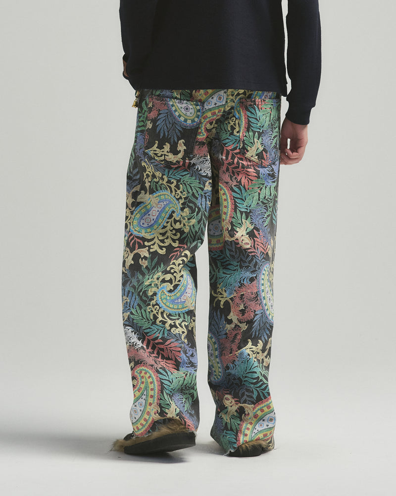 BED j.w. FORD "MIX (Tapered) – Black” Denim Pants｜ベッドフォード “ミックス(テーパード) – ブラック” デニムパンツ メンズモデル着用